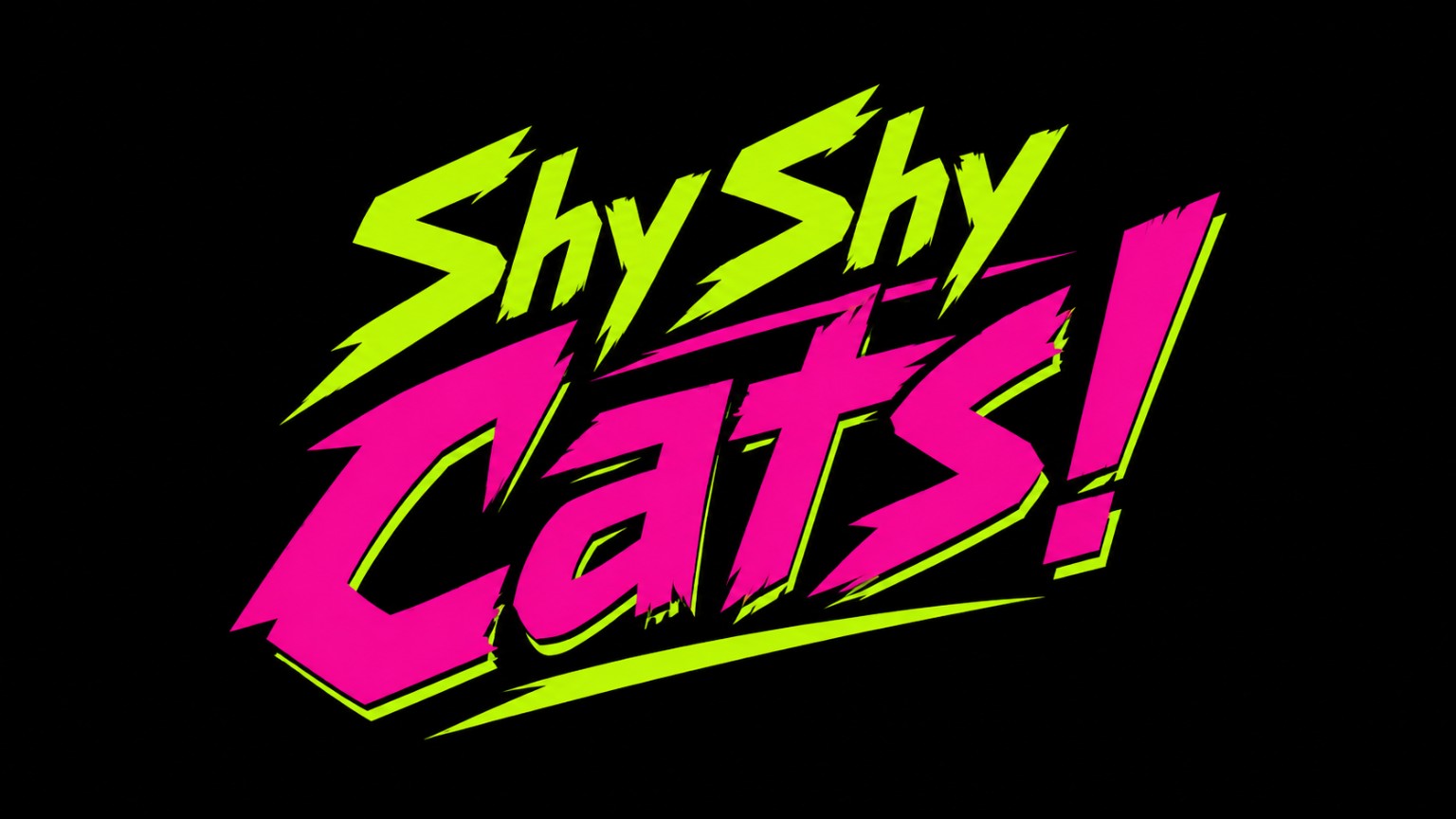 Shy Shy Cats!